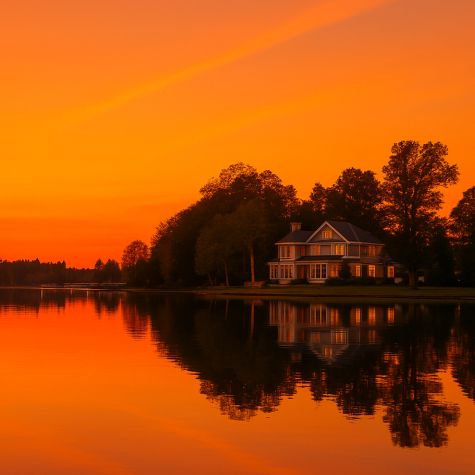 Sunset at Lake of the Woods