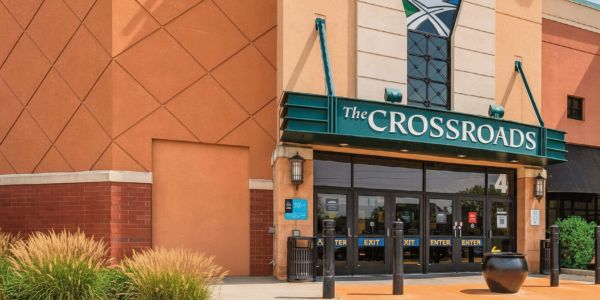 Crossroads shopping entrance