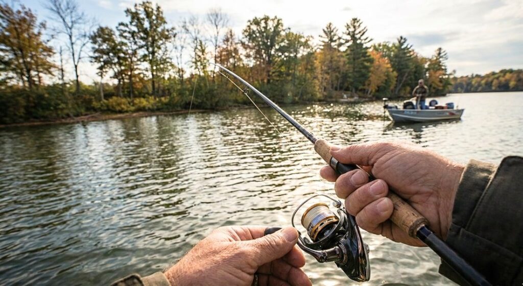 Fishing on Fishers Lake