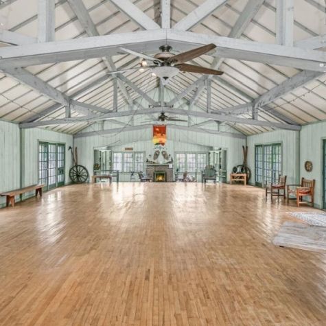 The interior of Camp Madron