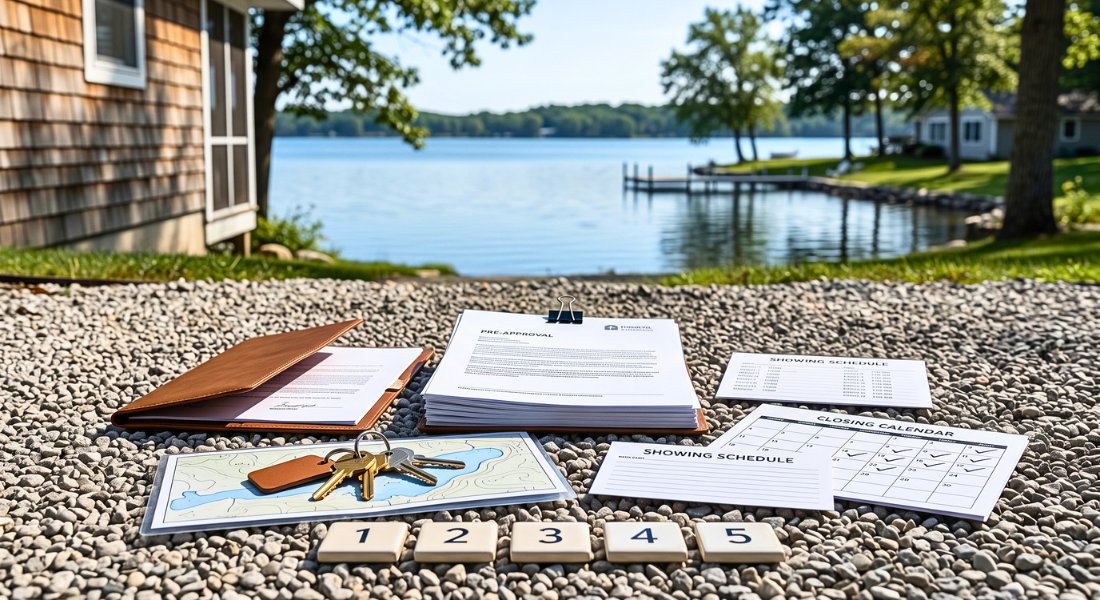 Pre approval packet shows competitive lake home buying