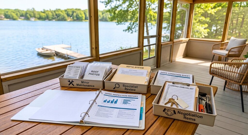 Inspection report shows lake home repair priorities