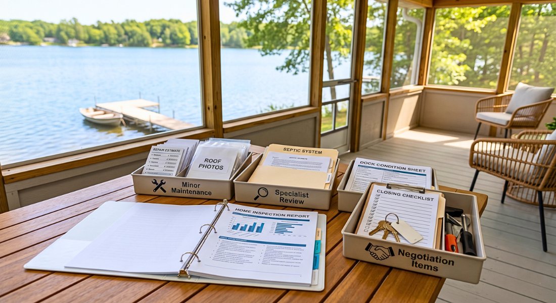 Inspection report shows lake home repair priorities